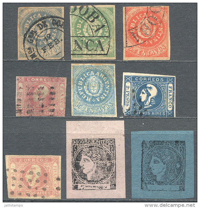 Lot Of Reprints Or Forgeries Of Classic Stamps, Interesting Group For Study! - Collezioni & Lotti