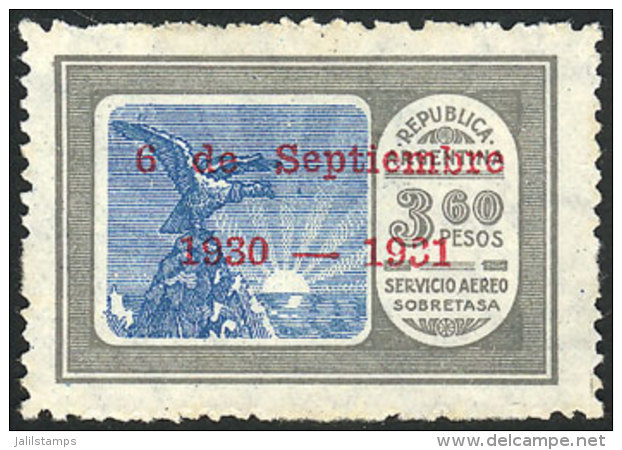 GJ.719, High Value Of The Set, Mint No Gum, VF, Catalog Value US$45 - Posta Aerea