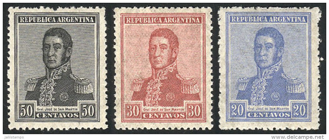 GJ.507/509, The 3 High Values Of The Set, Mint, Excellent Quality, Catalog Value US$29 - Altri & Non Classificati