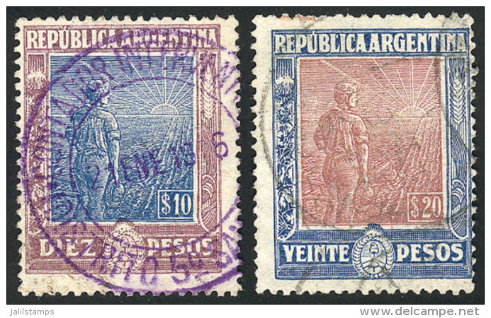 GJ.361ME + 362, The 2 High Values Of The Plowman Issue, Very Nice, Catalog Value US$97+ - Altri & Non Classificati