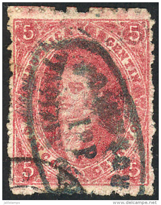 GJ.25, With Double Cancellation, VF Quality! - Oblitérés