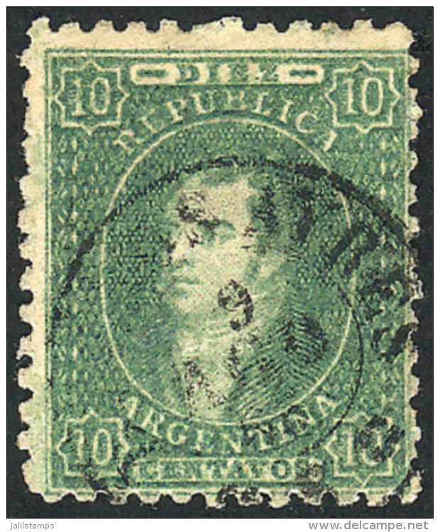 GJ.23e, STIFF PAPER Variety, VF Quality, Catalog Value US$80. - Usati