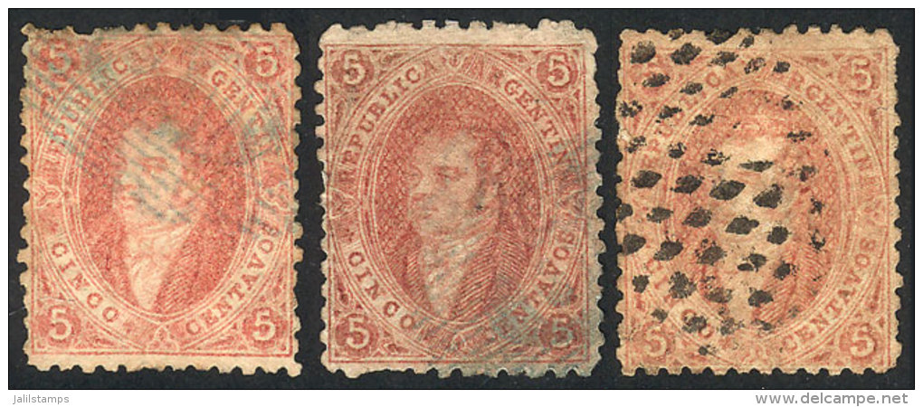 GJ.20, 3rd Printing, 3 Examples In Different Shades, VF Quality! - Usati
