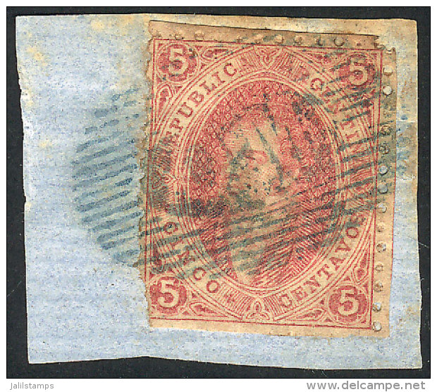 GJ.19, On Fragment With Complete Blue OM Cancel, Very Nice! - Usati