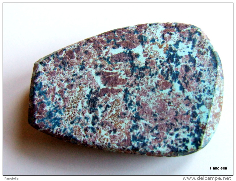 Cabochon Azurite Naturelle Non Traitée Pierre Semi-précieuse Environ 33x23x7mm - Perle