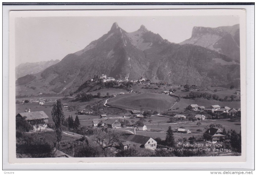 Pringy, Gruyères. Carte-photo - Gruyères