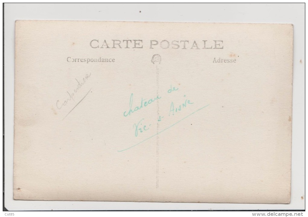 CARTE PHOTO - Chateau De VIC SUR AISNE - Vic Sur Aisne