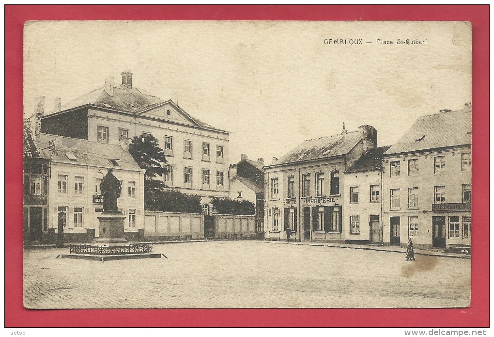 Gembloux - Place St-Guibert - 1926( Voir Verso ) - Gembloux