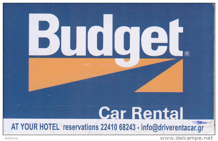 GREECE - Mitsis/Grand Hotel Rhodes(reverse Budget), Hotel Keycard, Used - Chiavi Elettroniche Di Alberghi