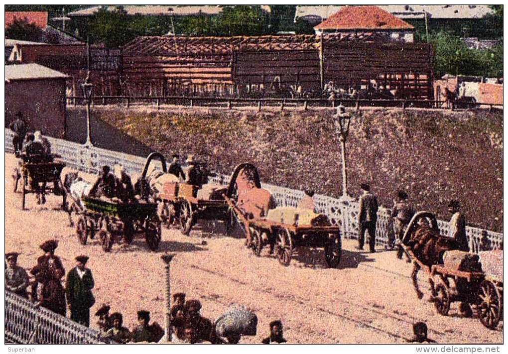 RUSSIA : GEORGIA - CAUCASE : TIFLIS [ TBILISI ] PONT MIKHAILOVSKY Et ÉGLISE GEORGIEVSKY - YEAR ~ 1910 - RARE !!! (u-077) - Georgië