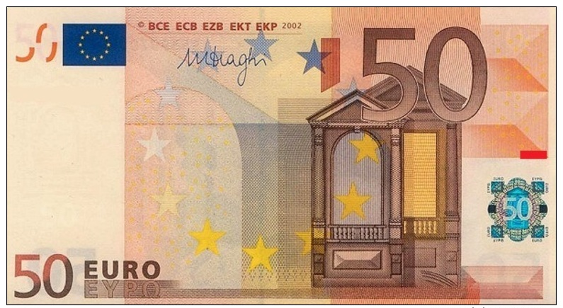 EURO SLOVAKIA 50 E DRAGHI R052 UNC - 50 Euro