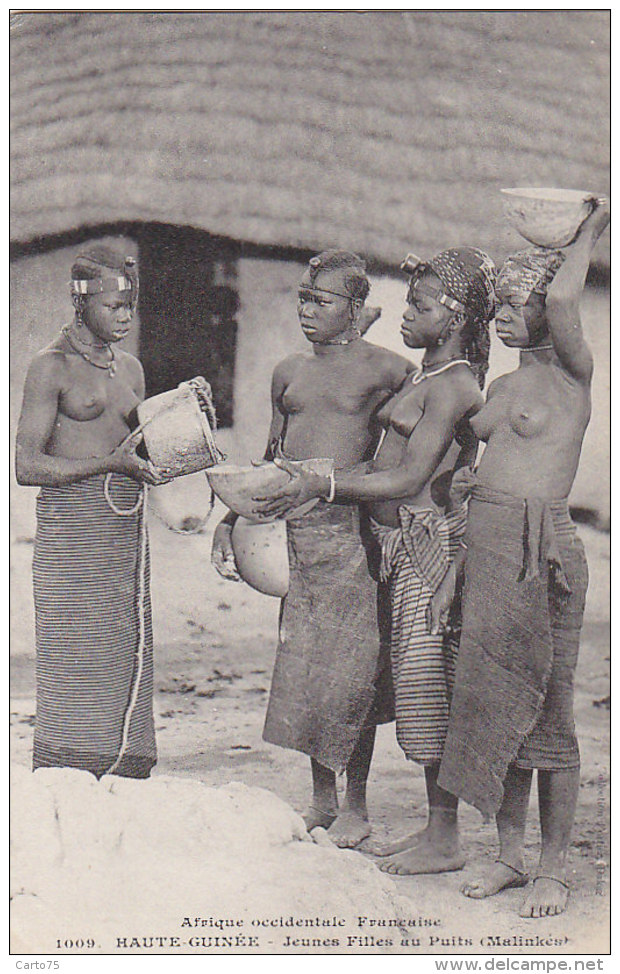 Afrique - Haute-Guinée - Jeunes Filles Malinkés - Ethnie Tribu - Französisch-Guinea