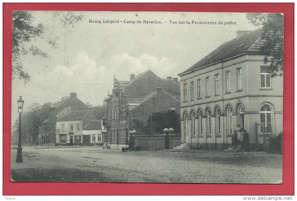 Leopoldsburg / Bourg Léopold - Vue Sur La Permanence De Police - 1913 ( Verso Zien ) - Leopoldsburg