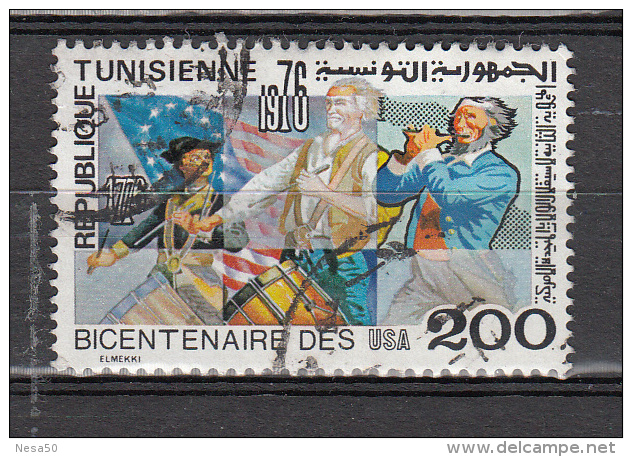 Tunesie 1976 Mi Nr 895    200 Jaar USA - Tunesië (1956-...)
