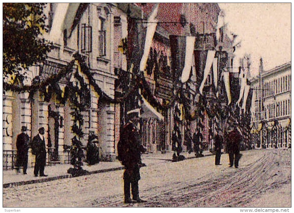 RUSSIA : GRUSS Aus LIBAU / LIEPAJA - LATVIA : KORNSTRASSE - ANNÉE / YEAR ~ 1900 - RARE !!! (u-090) - Lettonie