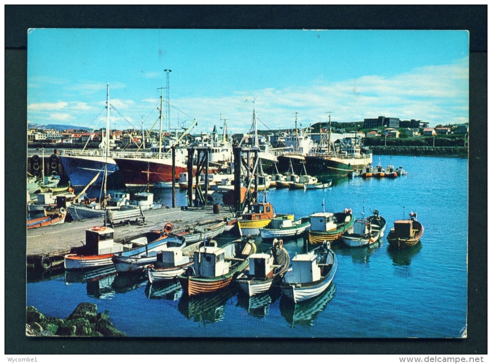 ICELAND  -  Hafnarfjorour Harbour Unused Postcard - Iceland