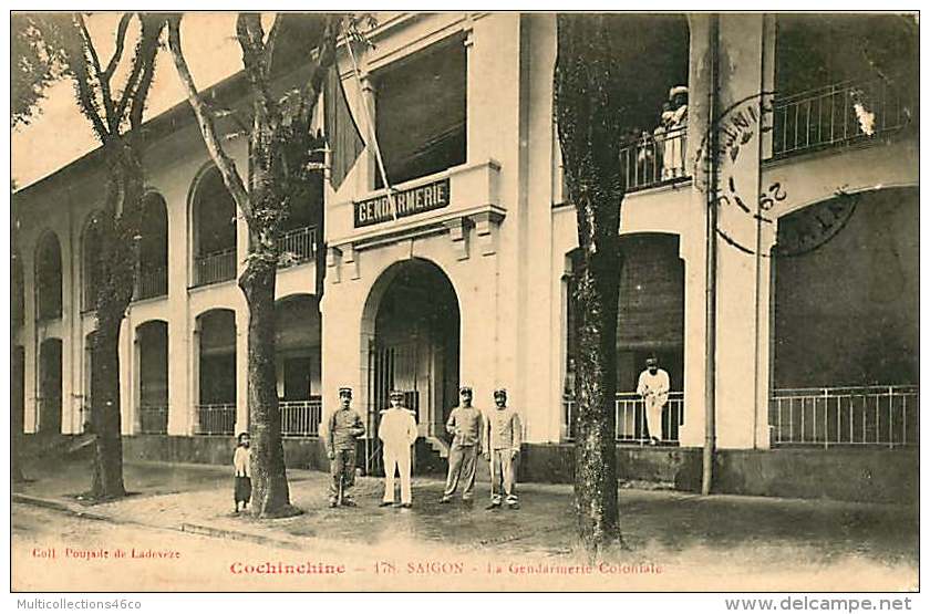 ASIE 050416 - VIET NAM COCHINCHINE - SAIGON La Gendarmerie Coloniale - Viêt-Nam