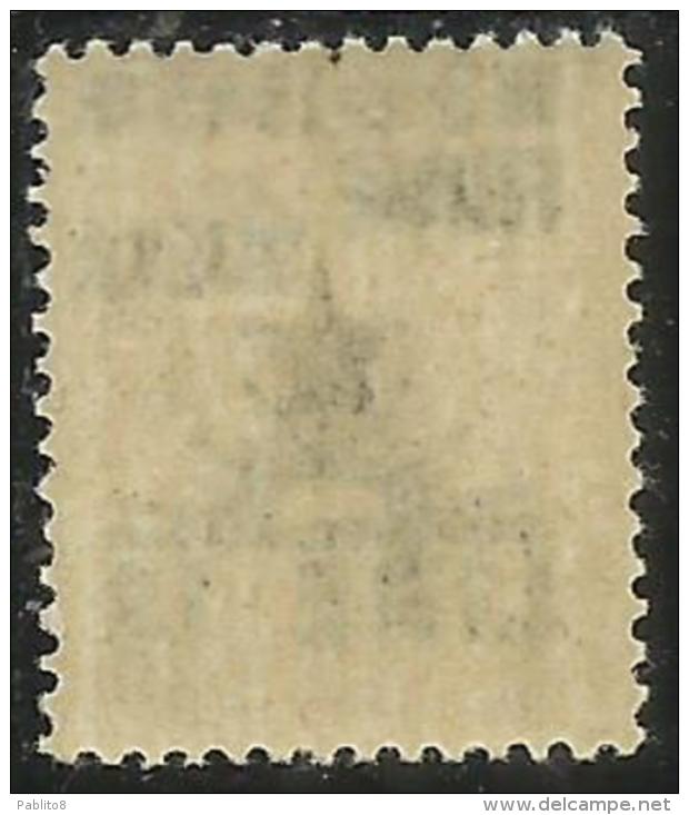 OCCUPAZIONE JUGOSLAVIA IUGOSLAVIA FIUME 1945 SENZA FILIGRANA UNWATERMARK LIRE 16 SU CENT. 75 MNH - Yugoslavian Occ.: Trieste