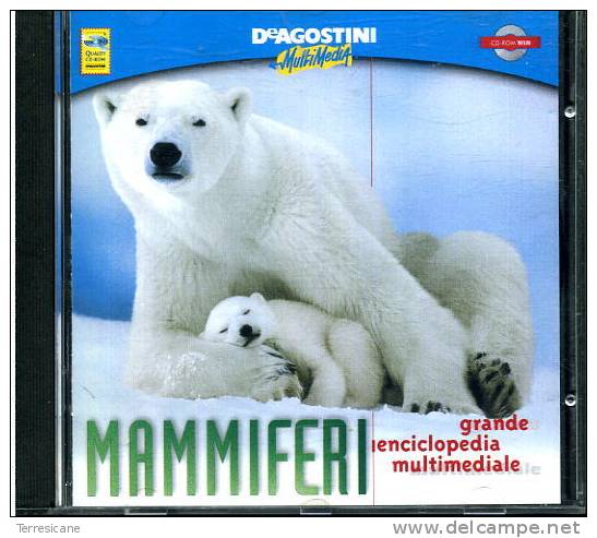 CD ROM MAMMIFERI GRANDE ENCICLOPEDIA MULTIMEDIALE DE AGOSTINI - CD