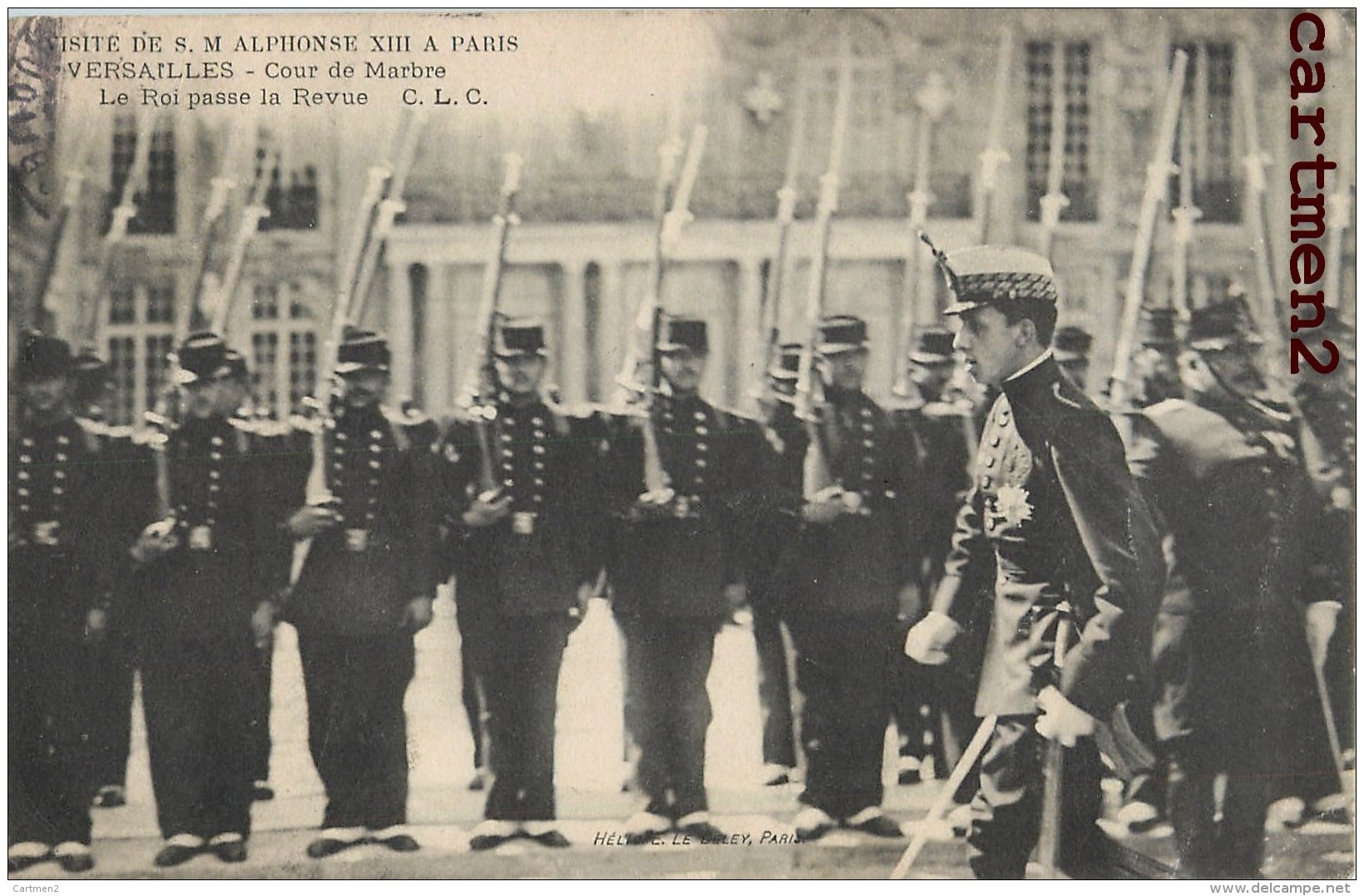 LOT DE 30 CPA : VISITE DU ROI D'ESPAGNE ALPHONSE XIII PRESIDENT LOUBET MILITAIRE ECOLE DE ST-CYR ATTELAGE CORTEGE ESPANA - Versailles