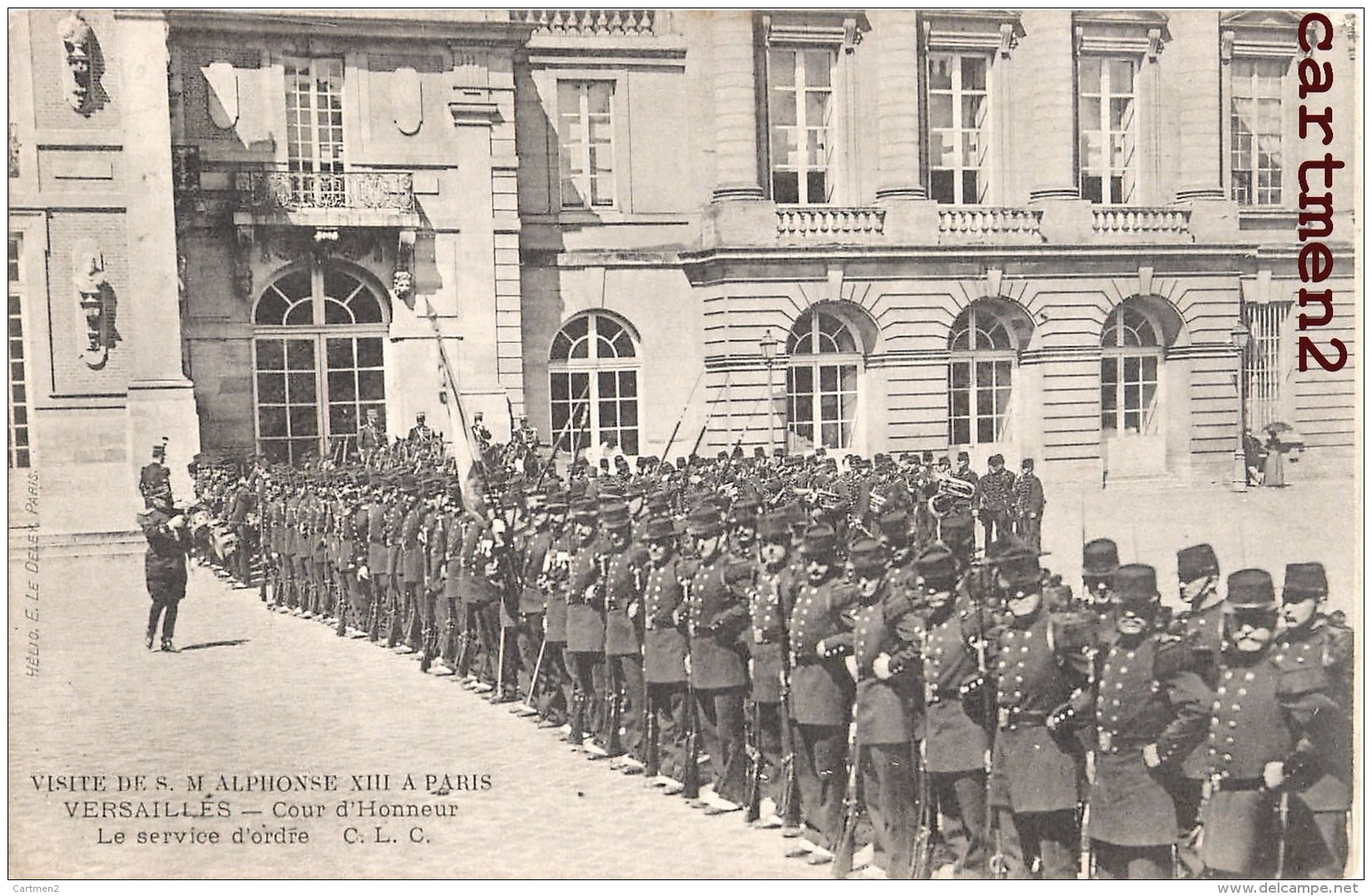 LOT DE 30 CPA : VISITE DU ROI D'ESPAGNE ALPHONSE XIII PRESIDENT LOUBET MILITAIRE ECOLE DE ST-CYR ATTELAGE CORTEGE ESPANA - Versailles