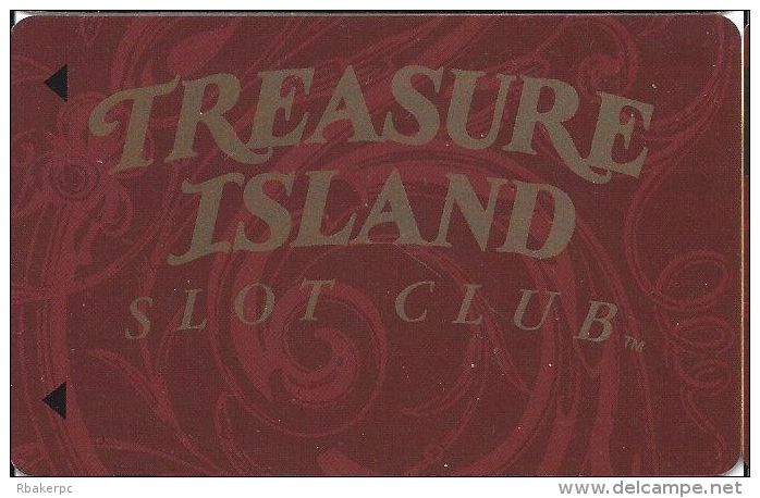 Treasure Island Casino Las Vegas, NV - Slot Card - 12.5mm Mag Stripe (BLANK) - Casino Cards