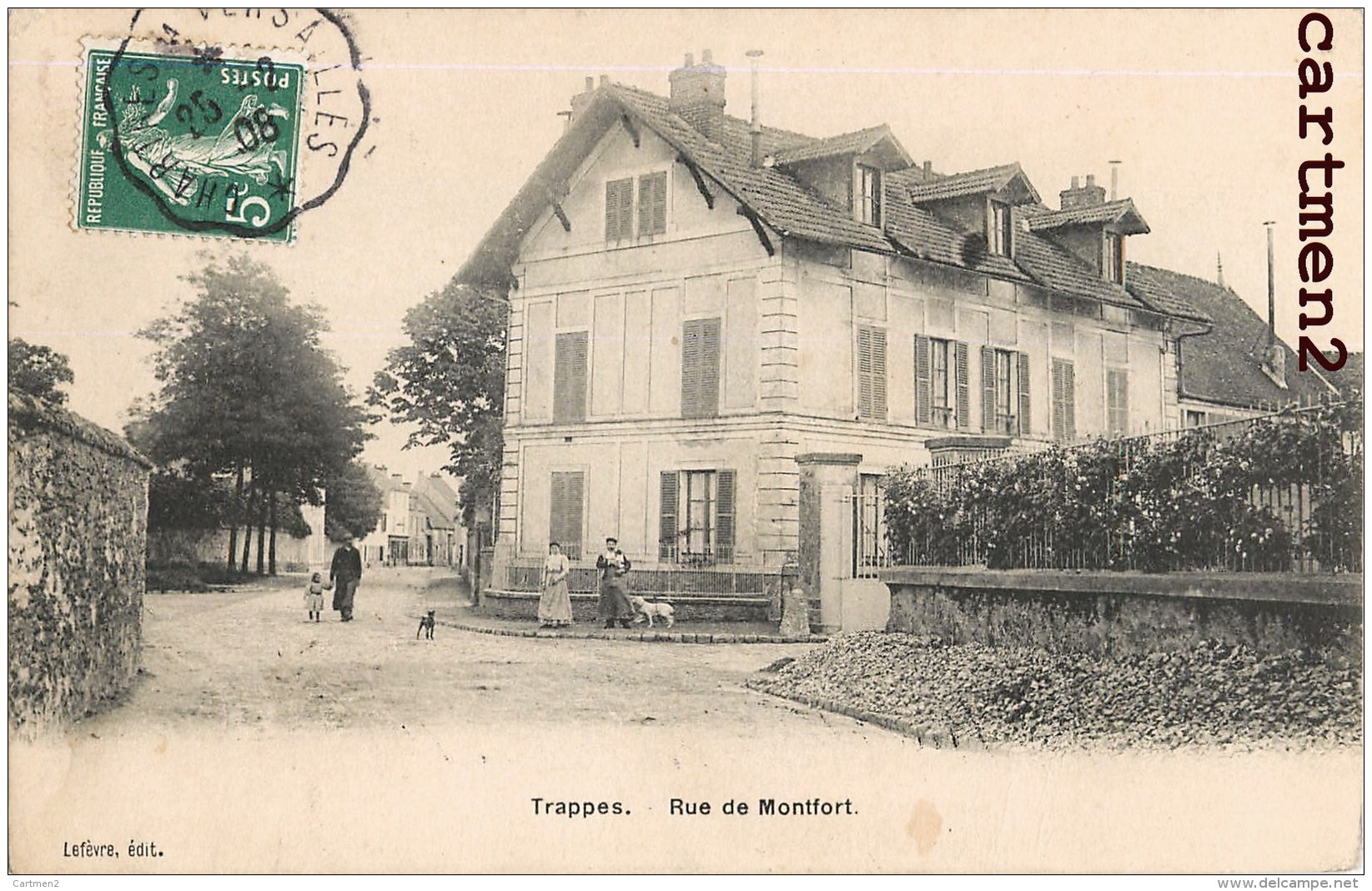 TRAPPES LA RUE DE MONTFORT 78 YVELINES - Trappes