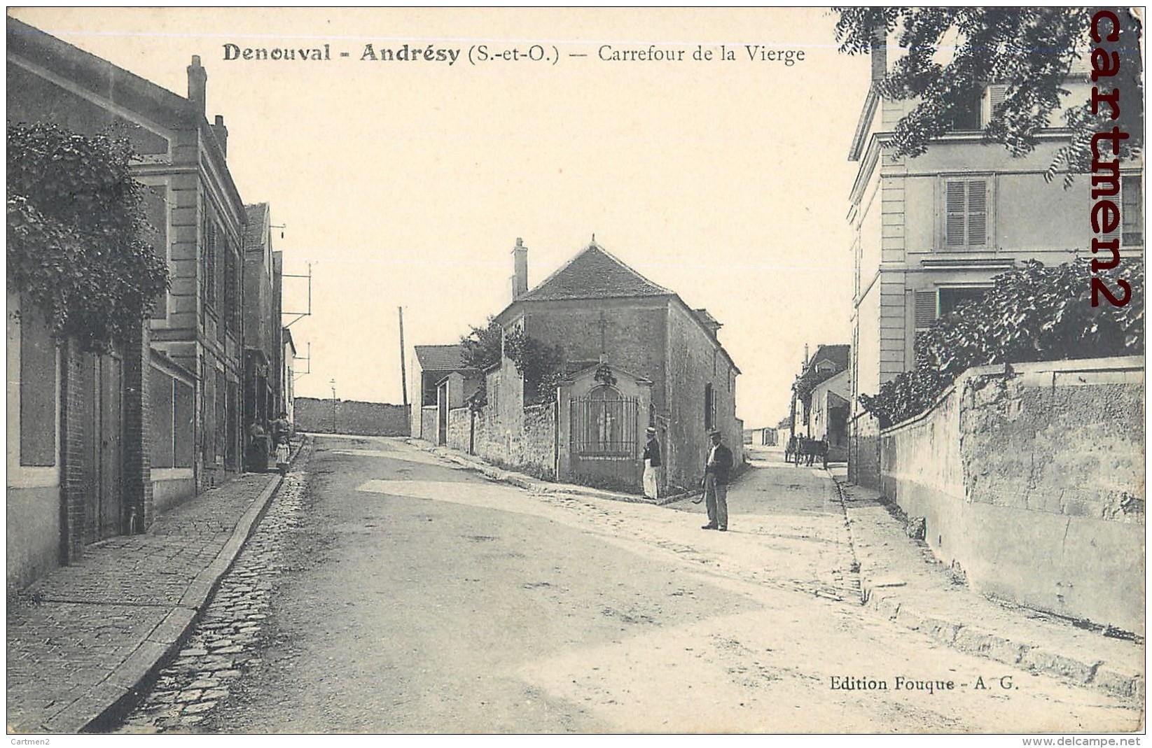 DENOUVAL ANDRESY CARREFOUR DE LA VIERGE 78 YVELINES - Andresy