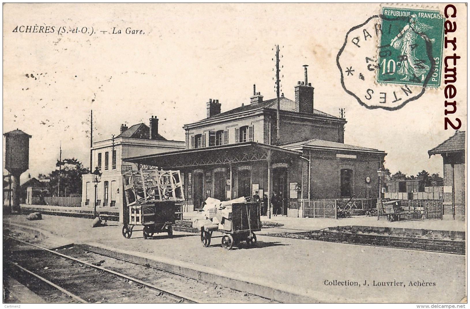 ACHERES LA GARE ANIMEE 78 YVELINES - Acheres