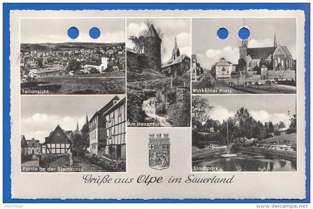 Deutschland; Olpe Sauerland; Multibildkarte; Gelöchert! - Olpe