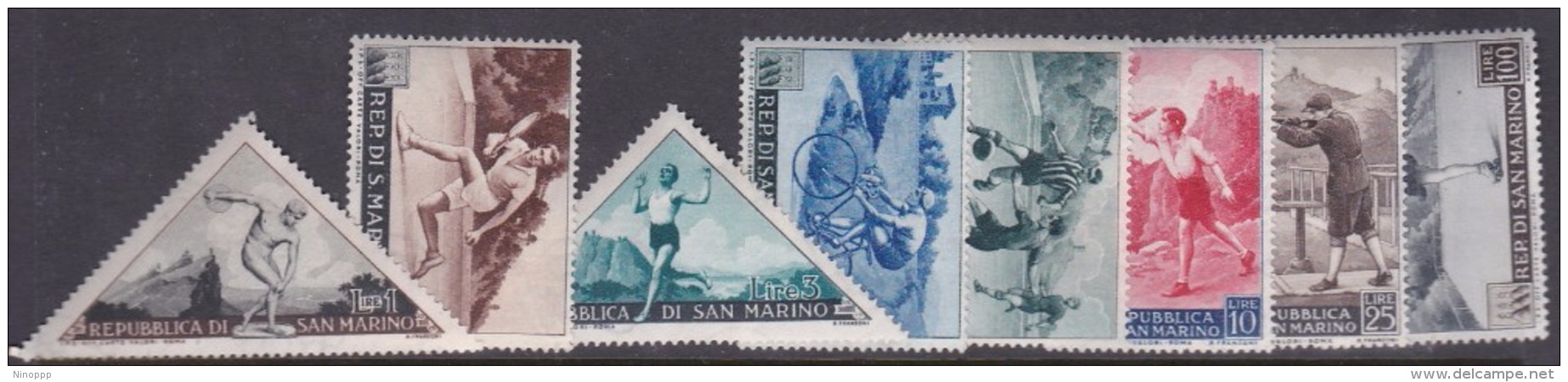 San Marino 1953 Sports Set Mint - Other & Unclassified