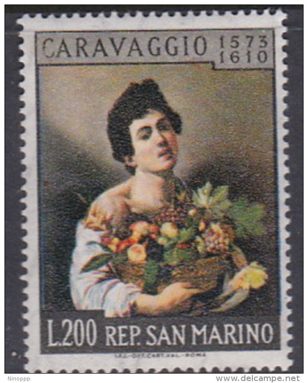 San Marino 1960 Caravaggio Painting MNH - Unused Stamps