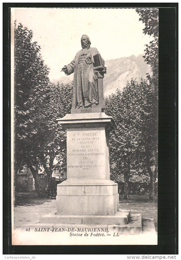 CPA Saint-Jean-de-Maurienne, Statue De Fodéré - Saint Jean De Maurienne