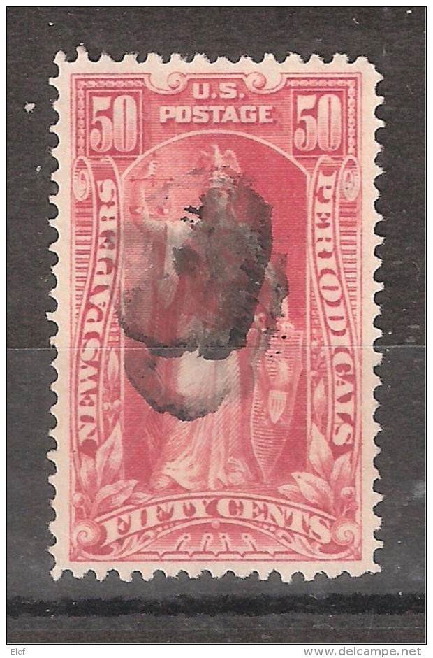 USA Newspaper & Periodicals / Journaux 1895, Scott PR 119 , 50 C Carmine, Obl / VFU ,TB - Periódicos & Gacetas