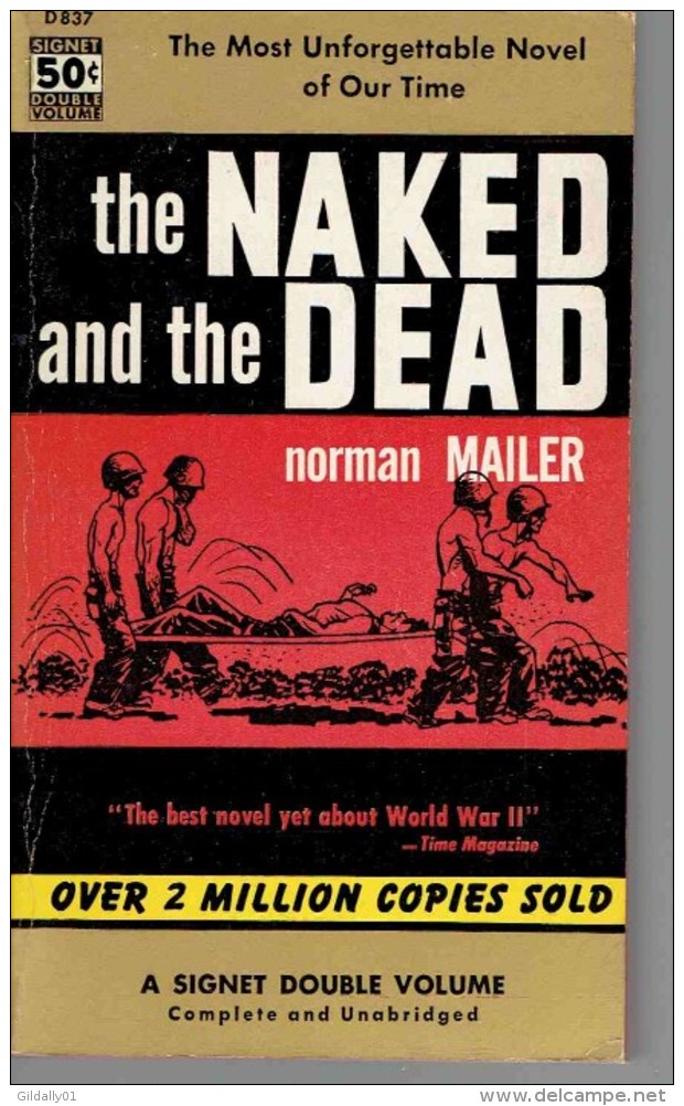 Roman En Anglais:   THE NAKED AND THE DEAD.     Norman MAILER.     1956. - Autres & Non Classés