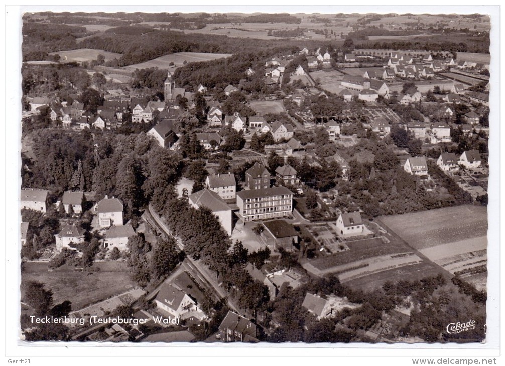 4542 TECKLENBURG, Luftaufnahme, 1963 - Steinfurt