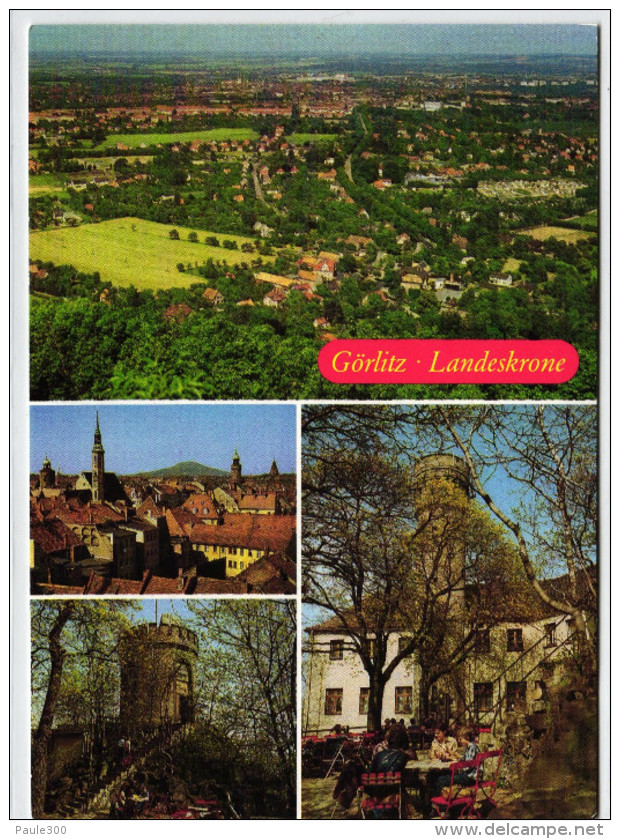 Görlitz - Landeskrone - Mehrbildkarte DDR - Goerlitz