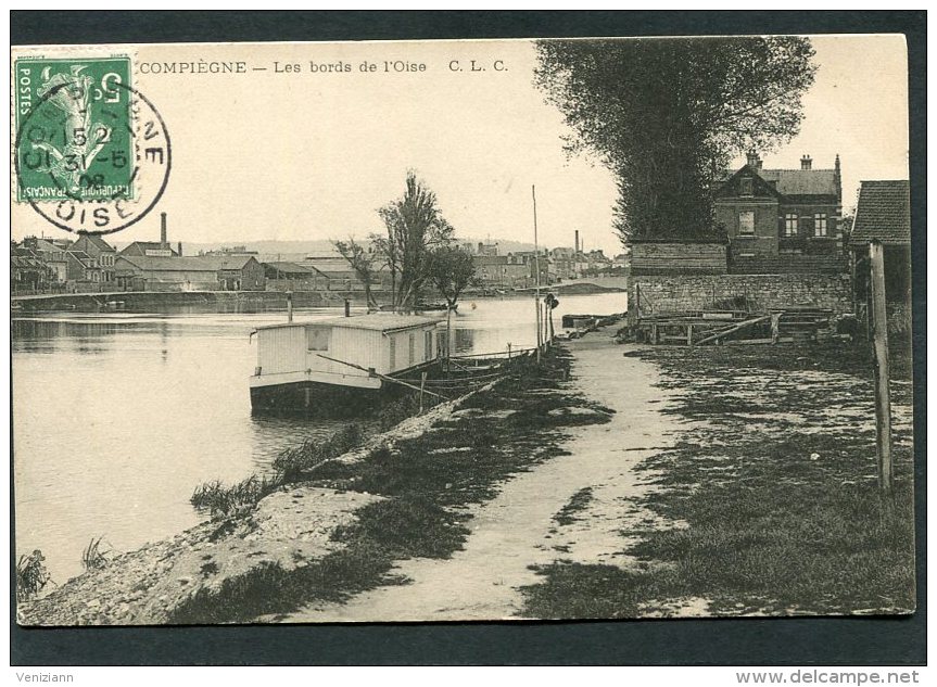 CPA - COMPIEGNE - Les Bords De L'Oise - Bateau Lavoir - Compiegne