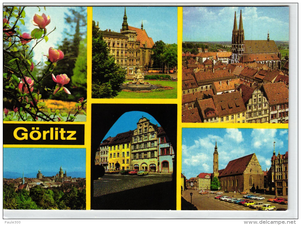 Görlitz - Mehrbildkarte DDR - Bunt 2 - Goerlitz