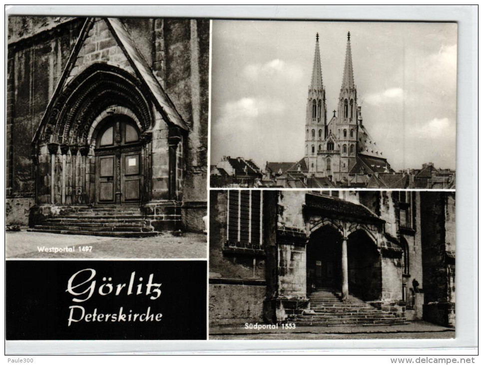 Görlitz - Peterskirche - Mehrbildkarte DDR - Görlitz