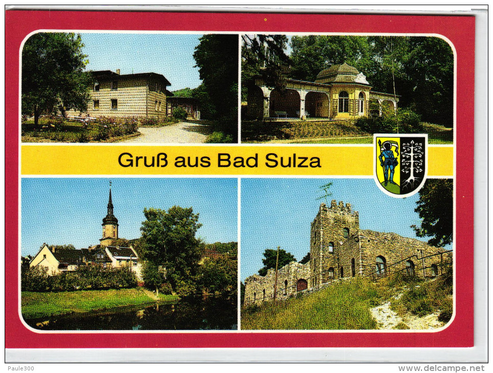 Bad Sulza - Mehrbildkarte DDR - Color - Bad Sulza
