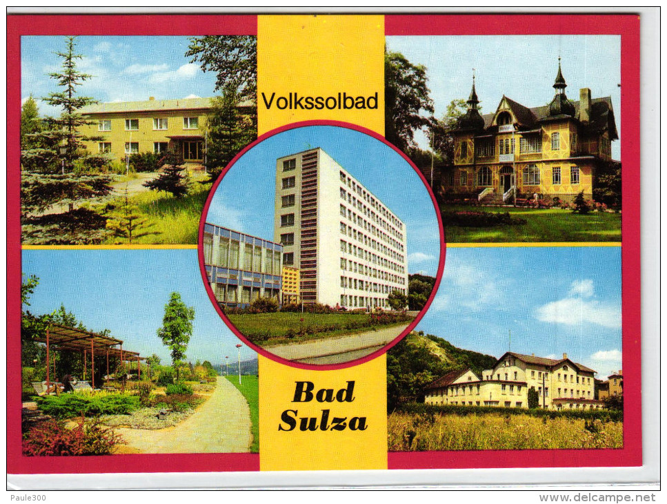 Bad Sulza - Mehrbildkarte DDR - Color 2 - Bad Sulza