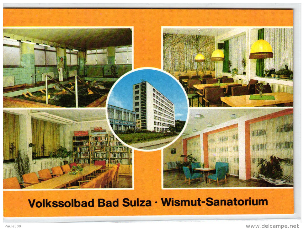 Bad Sulza - Wismut Sanatorium - Mehrbildkarte DDR - Bad Sulza