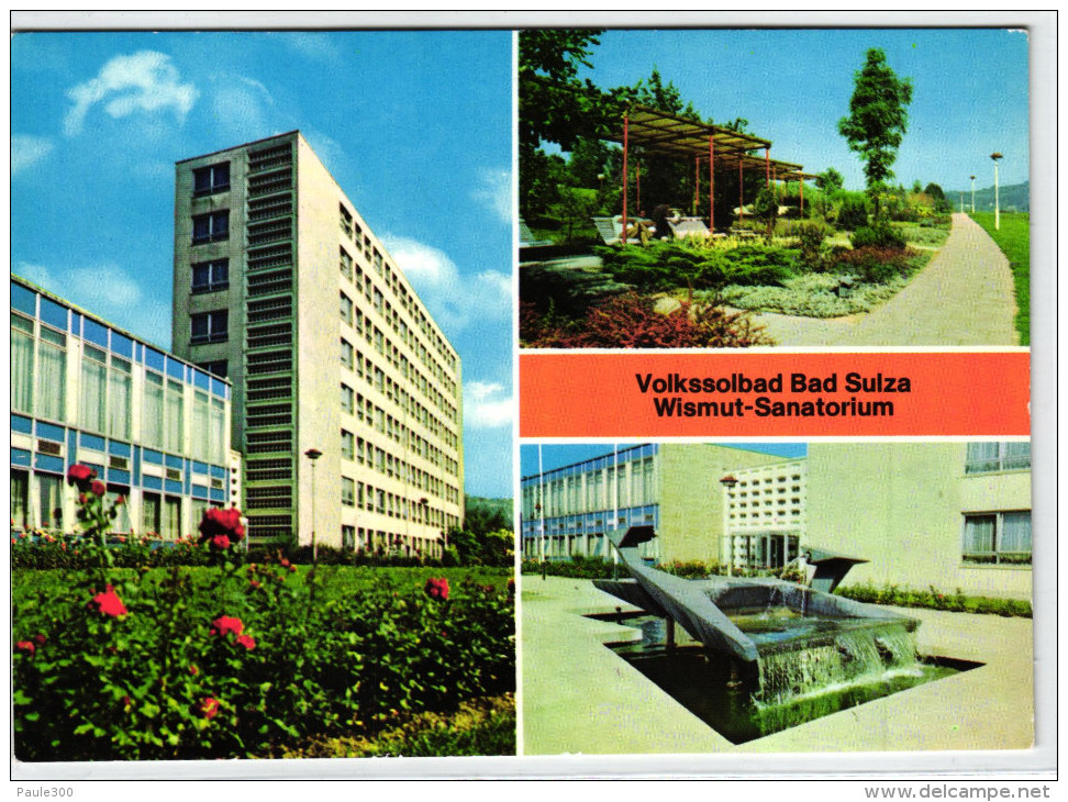 Bad Sulza - Wismut Sanatorium - Mehrbildkarte DDR 2 - Bad Sulza