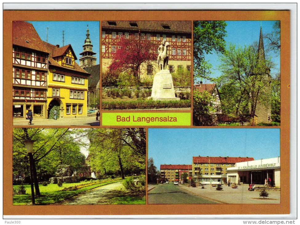 Bad Langensalza - Mehrbildkarte DDR - Color - Bad Langensalza