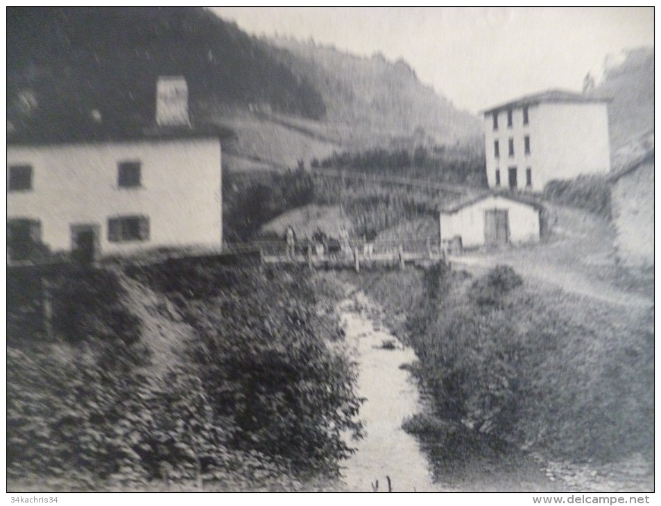 CPA 64 Pyrénées Atlantiques Pays Basque Arneguy La Frontière Franco-Espagnole - Arnéguy