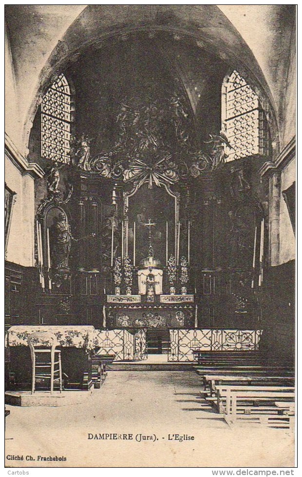 39 DAMPIERRE  Intérieur De L'Eglise - Dampierre