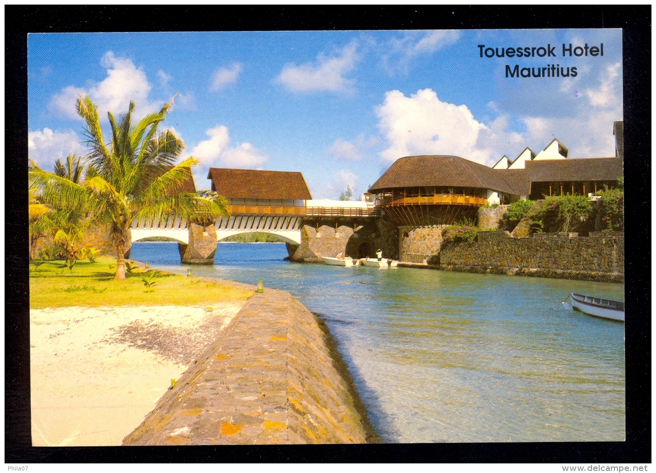 Touessrok Hotel, Mauritius / Postcard Not Circulated Inscription On The Back - Maurice