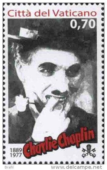 2014 Vaticano, Charlie Chaplin, Serie Completa Nuova (**) - Nuovi