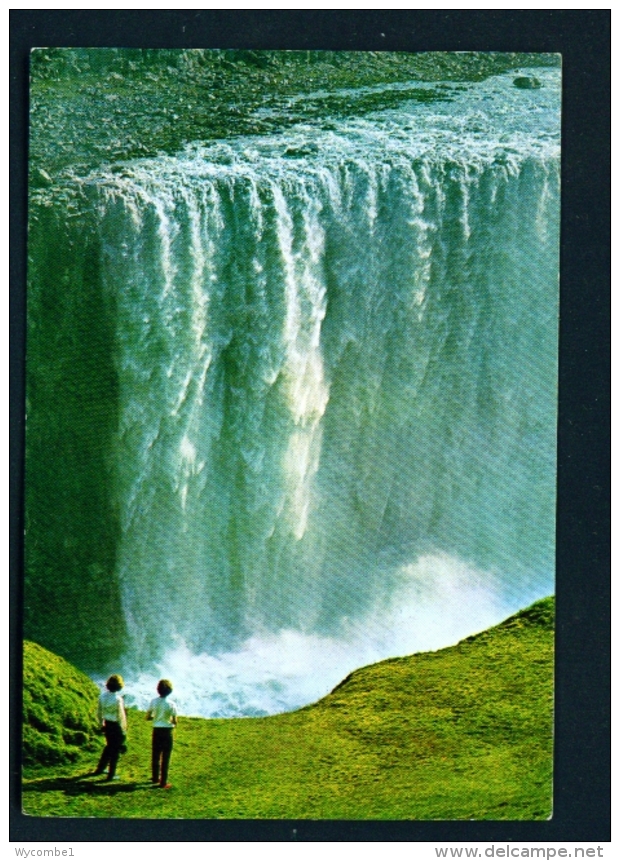 ICELAND  -  Dettifoss Waterfall  Unused Postcard - Iceland